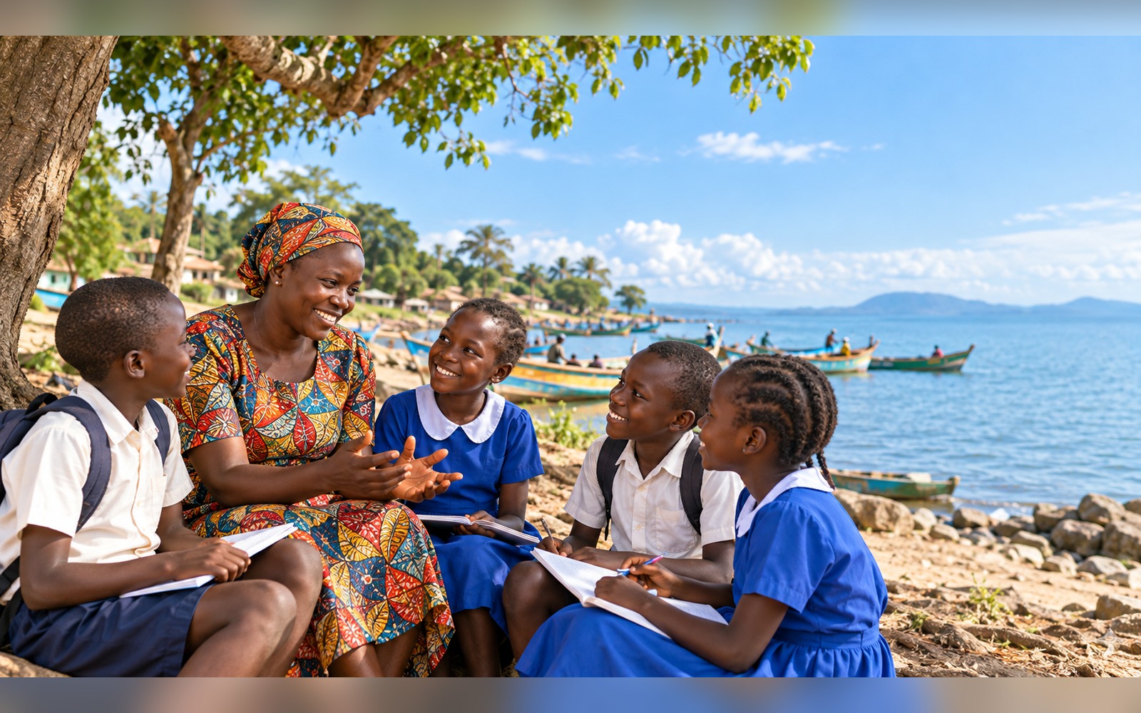 Children learning through community activity