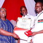 Davice With National Heroes Council CEO and CS Gender, Culture